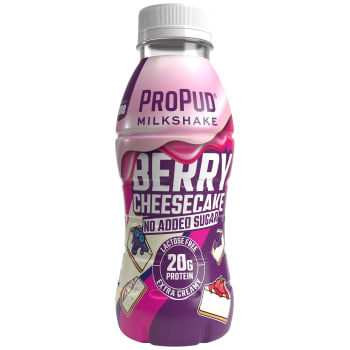 Protein Milkshake Berry Cheesecake Laktosfri 330ml ProPud.