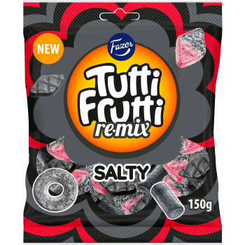 Godispåse Tutti Frutti Remix Salty 150g Fazer.