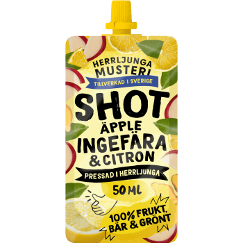 Juice Shot Ingefära shot pouch 50cl Herrljunga.