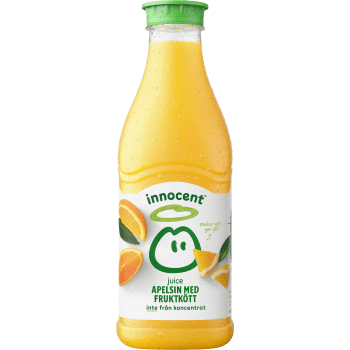 Apelsinjuice med fruktkött 900ml Innocent.