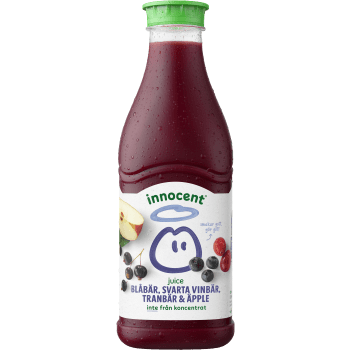 Juice Blåbär Svartvinbär 900ml Innocent.