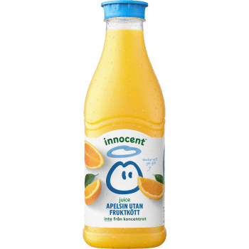 Apelsinjuice utan fruktkött 900ml Innocent.