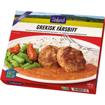 Grekisk färsbiff 380g Dafgårds.