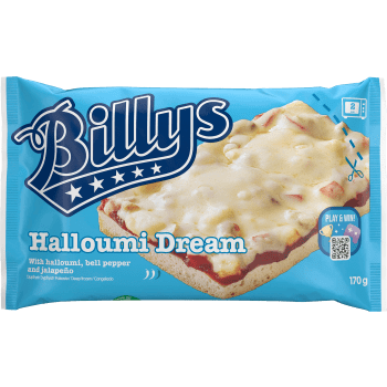 Pan pizza Halloumi dream 170g Billys.