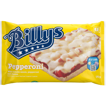 Pan pizza Pepperoni 170g Billys.