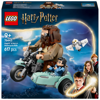 LEGO Harry Potter Hagrids och Harrys motorcykeltur 76443.