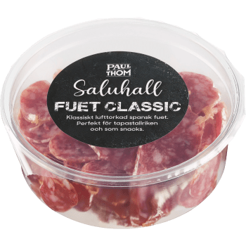 Fuet Classic Saluhall Lufttorkad Skivad 80g PAUL och THOM.