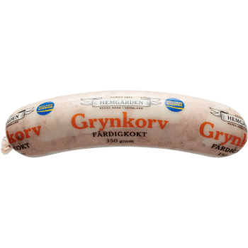 Grynkorv Färdigkokt 350g Hemgården.