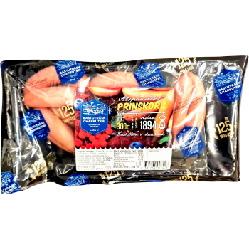 Prinskorv Med Naturskinn 300g Bastuträsk Charkuteri.