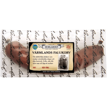 Värmlandsfalukorv 500g Hemgården.