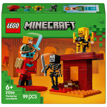 LEGO Minecraft Lavastriden i Nether 21266.