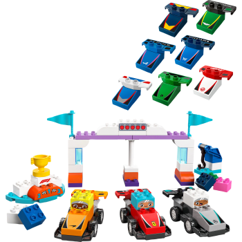 LEGO Duplo F1 Team - racerbilar och förarer 10445.