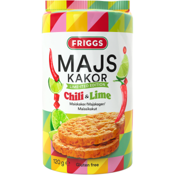 Majskakor Chili/Lime 120g Friggs.