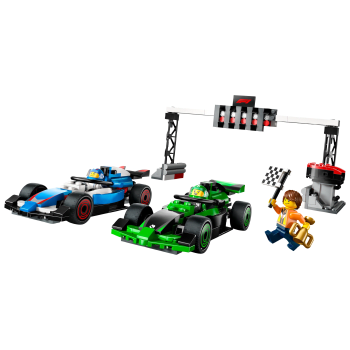 LEGO City F1 startfält med VCARB och Sauber racerbilar 60474.
