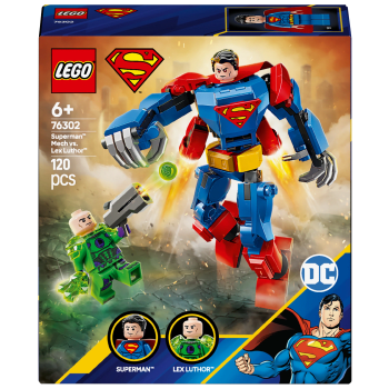 LEGO Supermans robot mot Lex Luthor 76302.