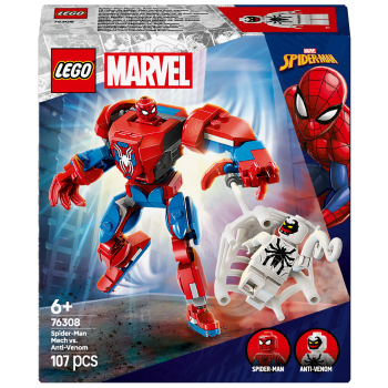 LEGO Marvel Spider-Mans robot mot Anti-Venom 76308.
