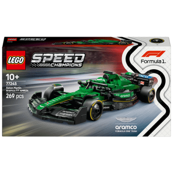 LEGO Speed Champions Aston Martin Aramco F1 AMR24 racerbil 77245.