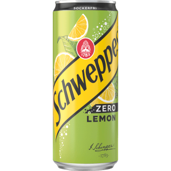 Läsk Lemon Zero 33cl Schweppes.