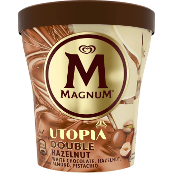 Glass Utopia Double Hazelnut 440ml Magnum.