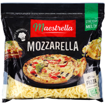 Mozzarella riven 400g Maestrella.