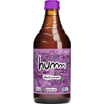 Kombucha Svartvinbär 414ml Humm.