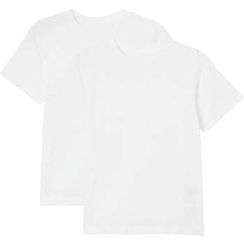 T-shirt 2p vit 122/128 mywear.