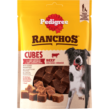 Hundgodis Cubes Beef 70g Pedigree.