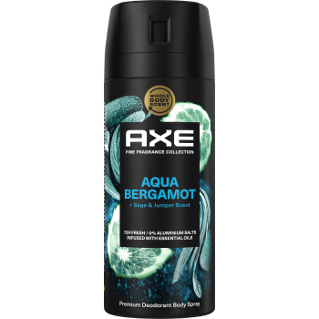 Deodorant 72h Bodyspray Fine Fragrance Aqua Bergamot 150ml AXE.
