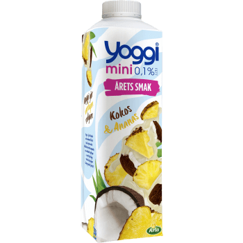 Yoghurt Mini Kokos Ananas 0,1% 1000g Yoggi®.
