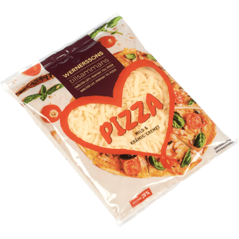 Pizzaost Riven 150g Wernerssons.