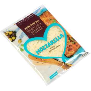 Mozzarella Riven 150g Wernerssons.
