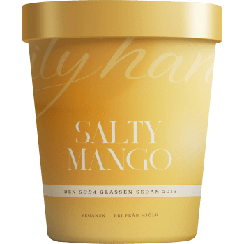 Glass Salty mango 465ml Lily & Hanna's.