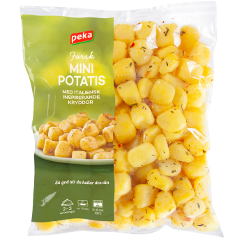 Minipotatis italiensk inspirerade kryddor 500g Peka.