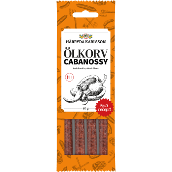 Ölkorv Cabanossy 80g Härryda Karlsson.