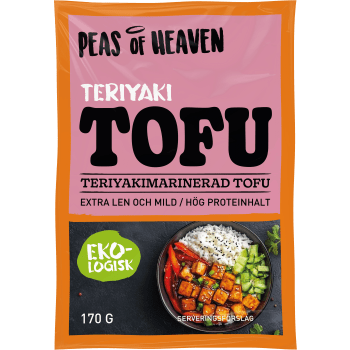 Tofu Teriyaki Ekologisk 170g Peas of Heaven.