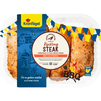 KycklingSteak BBQ California ca 900g Kronfågel.