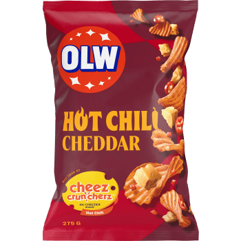 Chips Hot Chili Cheddar 275g Olw.