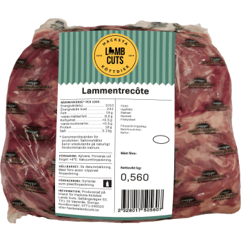 Lammentrecôte Färsk ca 560g Hacksta Köttdisk.