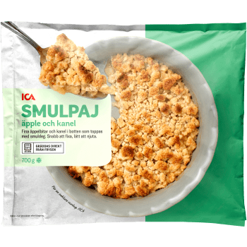 Smulpaj äpple & kanel Fryst Bakmix 700g ICA.