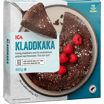 Kladdkaka glutenfri Fryst 400g ICA.