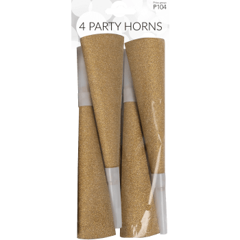 Partytutor guld 4p Happy Party.