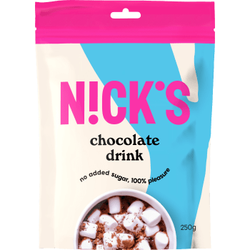 Chokladdryck Stevia 250g Nick´s.