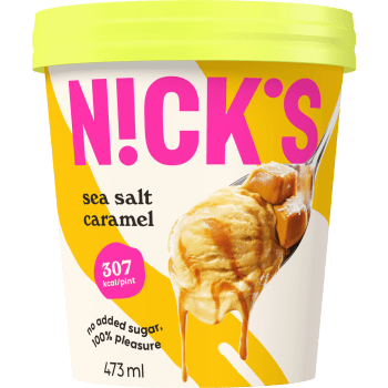 Glass Sea salt caramel 473ml Nick's.