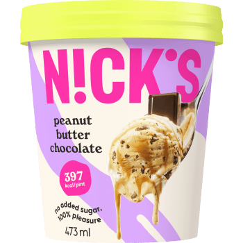Glass Peanut butter chocolate 473ml Nick´s.