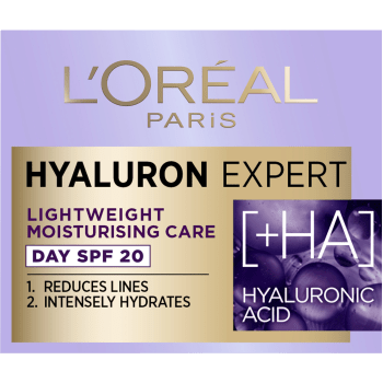 Dagkräm för Ansikte Hyaluron Expert Replumping Cream SPF20 50ml Loreal Paris.