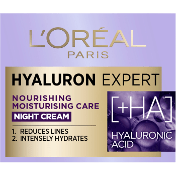 Nattkräm för ansikte Hyaluron Expert Night Cream 50ml Loreal.