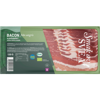 Bacon Skivat KRAV 120g Smak av Svea.