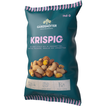 Nötmix Krispig 140g Gårdsnötter.