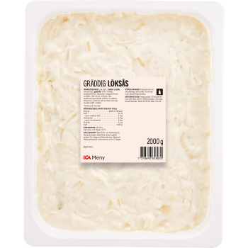 Gräddig Löksås 2kg ICA Meny.
