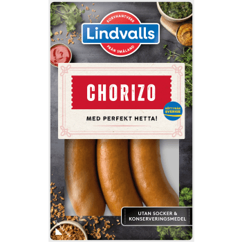 Chorizo Riktig Korv 70% Kötthalt 270g Lindvalls.